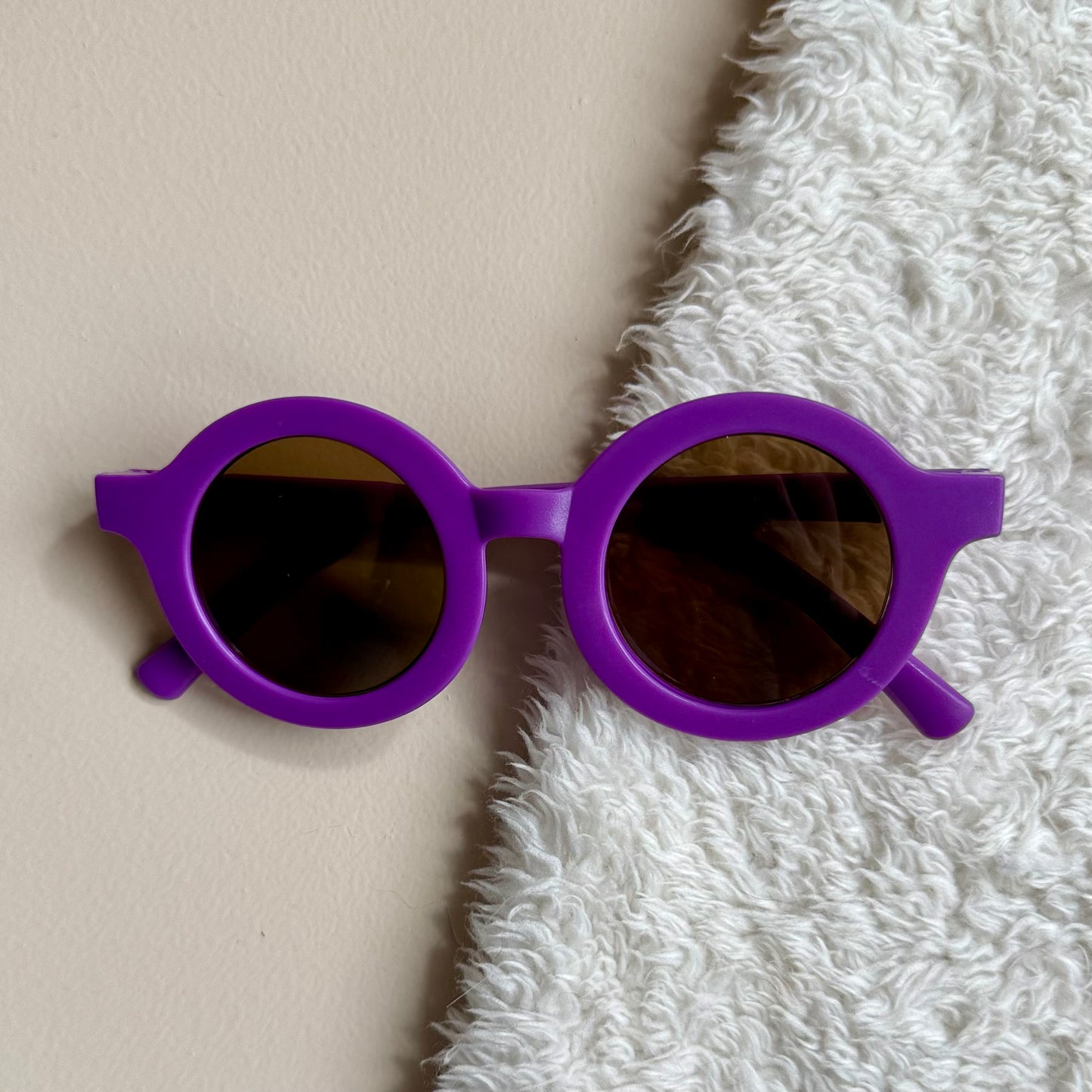 Zonnebril rond - paars