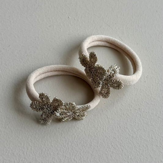 Bloem haarelastiekjes