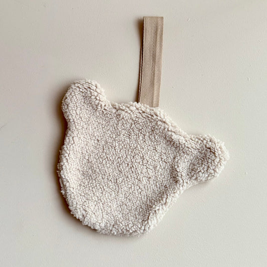 Speendoekje berenhoofd beige