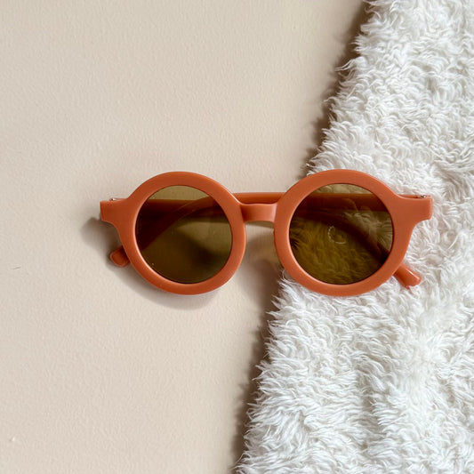 Zonnebril rond - terra