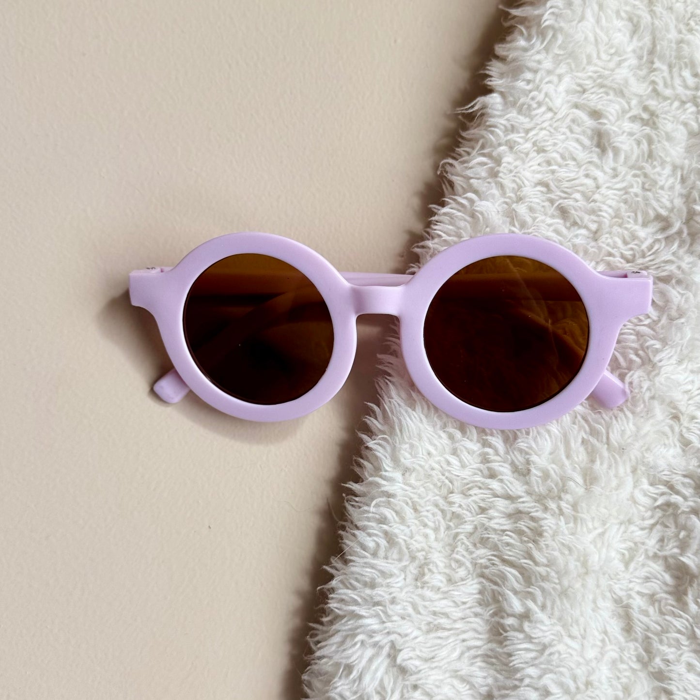 Zonnebril rond - lila