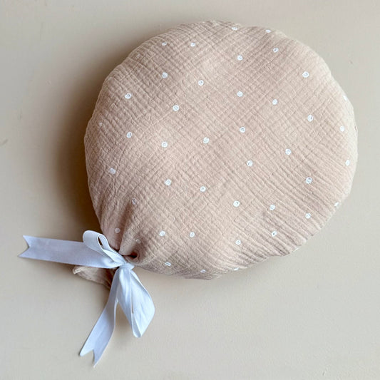 Ballon wandhanger taupe