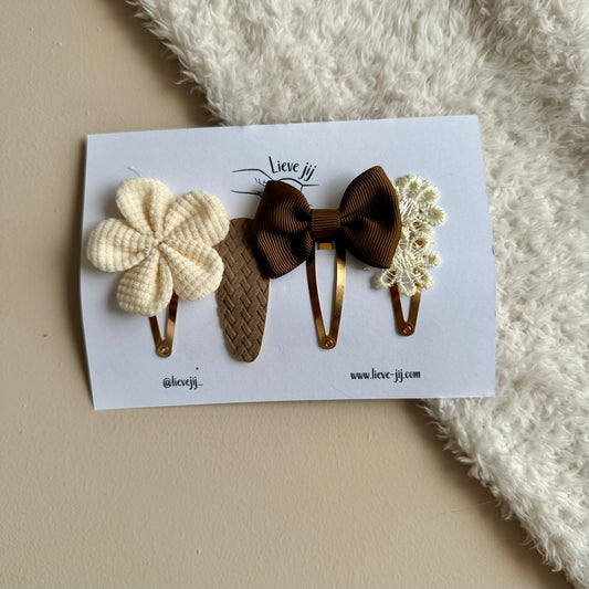 haarclip set 4