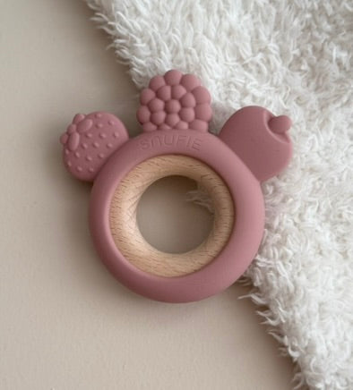 Snufie bijtring fruit - roze