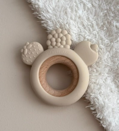 Snufie bijtring fruit - beige