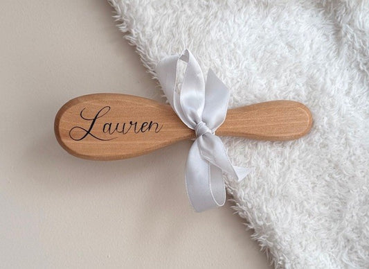 Baby haar borstel met naam